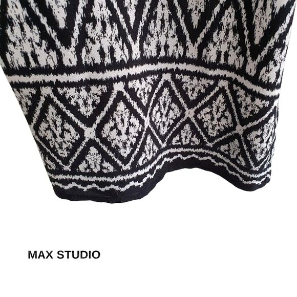 MAX STUDIO NEW Bohemian Drawstring Flowing Wide Leg Pant M - Picture 7 of 11